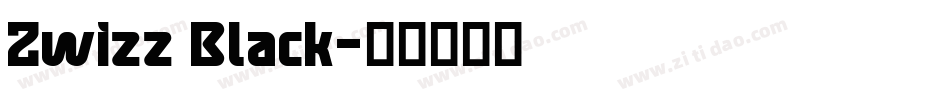 Zwizz Black字体转换
